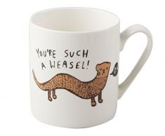 CREATIVE TOPS La Cafetière Barcelona Teekanne aus Keramik, mit Teestab, 1300 ml (2¼ Pints) – Schwarz, One Size