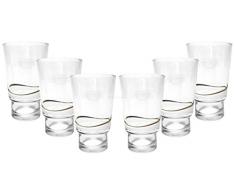 Vaihinger Glas Gläserset – 6x Gläser + Goldberg Intense Ginger 0,15l EINWEG