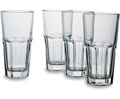 Bohemia Cristal 093 006 137 Latte Macchiato Gläser ca. 350 ml aus Kalk-Natron-Glas 4er Set