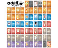 Chroma Products Cocktail Rezepte auf Karten: 30 Cocktailrezepte und Erklärungen im Set mit Metalldose, Rezepte auf Deutsch, Kartenspiel Oder Quartett als Geschenk