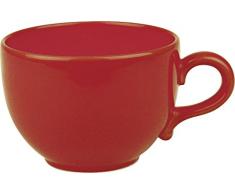 Faszination-Wohnen große Tasse Jumbotasse 600ml Suppentasse Jumbo Kaffeetasse Rot