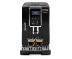 DeLonghi Dinamica ECAM 350.55.B Kaffeevollautomat mit Milchsystem, Digitaldisplay mit Klartext, 2-Tassen-Funktion, Großer 1,8 Liter Wassertank, schwarz