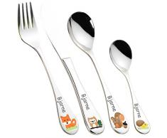 Esmeyer Kinderbesteck - Forest 4 teilig inkl. Gravur KB043