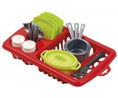 Ecoiffier 956 - Geschirr-Set im Abtropfgitter, medium