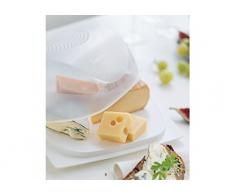 TUPPERWARE KäseMax Junior weiß transparent A205 Käseglocke Käse Kondenspro Klein 9744