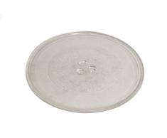 255 mm Universal Mikrowelle Turntable Glas Teller mit 3 Beschläge