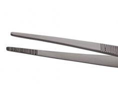 RHEIN Grillzange-Grillpinzette-Kochpinzette-Wendepinzette-Aquariumpinzette-GERADE- Verschiedene Längen-rostfreier Edelstahl (40 cm)