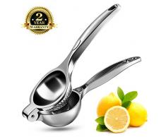 Wilbest Zitronenpresse, Saftpresse Limette Zitrusfrucht Handpresse Entsafter Zitruspresse, Anti-Ätzmittel, Spülmaschinenfest, Fruchtsaft, schweres Design, Robust und Langlebig