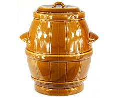 Wamat Tontopf Steinguttopf Rumtopf Schmalztopf Steingut Honig 5 Liter