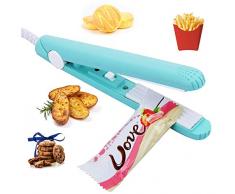 Mini Folienschweißgeräte Heißsiegel für die Aufbewahrung von Lebensmitteln, Tragbare Heißsiegelgerät Maschine mit 45-Zoll-Stromkabel für Vakuumierbeutel, Chip-Beutel, Plastiktüten, Snack Bags-Mint