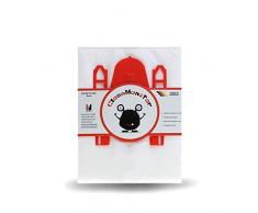 20x CleanMonster Staubsaugerbeutel für Siemens Typ D/ Typ E/ Typ F/ Typ G VS 52 VS06B1110 Z3.0 Z4.0 Q4.0 Q8.0 VS 06 Synchropower Silence Gr. 51 uvm. - komp. zu Swirl S62 / S67 / S68 / S73 / Y94