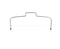 Wenco Tortenbodenteiler mit gezahntem Schneidedraht, Stahl/Edelstahl, Silber, 518017