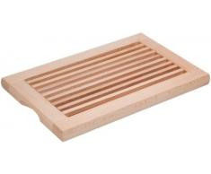 HOFMEISTER® Brotschneidebrett Holz, rechteckig, Länge 40 cm, herausnehmbarere Auffangschale, aus Europa, Schneideunterlage mit Krümelgitter, 1 Stück, Buche, stabiles Schneiden, Schneidbrett mit Schublade
