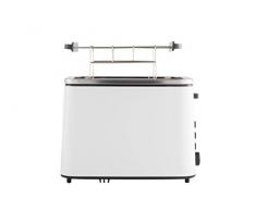 Grundig TA 5860 Toaster, 800W, 6 Bräunungsstufen, Memoryfunktion, 800, Weiß/Schwarz