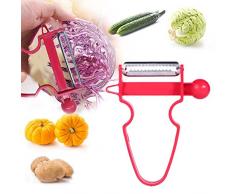 CatcherMy Magische Trio Peelers, 3 Stück Universalschäler Edelstahl Multifunktion Julienne & Gemüse Gemüse Obst Küche Cutter für Gemüse Früchte