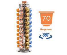 Peak Kaffee 70 Nespresso Kapsel Drehbarer Halter Halterung Ständer Kapselhalter Kapselständer Rack