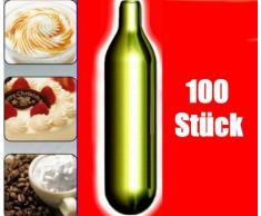 NEMT 100s 100 Stück N2O Sahnekapseln, passend für alle handelsüblichen Sahnebereiter von Liss, Mosa, iSi, Kayser, Mastrad