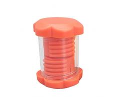 Gelentea Walnuss-Öffner, Nussknacker, drehbar, tragbares Zubehör, Clip-Werkzeug, Gadget für Küche und Zuhause Orange