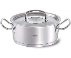 Fissler original-profi collection / Braten-Topf, (Ø 20 cm, 2,6 L) Edelstahl-Topf mit Deckel, Bräter, Innen-Skalierung, rostfrei, alle Herdarten, Induktion
