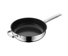 WMF Durado Schmorpfanne 28 cm, Cromargan Edelstahl beschichtet, Keramikbeschichtung, hoher Rand, Induktion, backofenfest, PFOA-frei