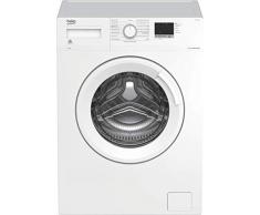 Beko WML61423N Waschmaschine, 3-6-9 h Startzeitvorwahl, Schleuderwahl, 1400 U/min, ProSmart Inverter Motor - mit 10 Jahren Motorgarantie, A+++, nur 41,5 cm tief - platzsparend, Weiß