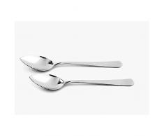 Weis Grapefruitlöffel Set, Edelstahl, Silber, 16 x 3 x 2 cm, 2-Einheiten