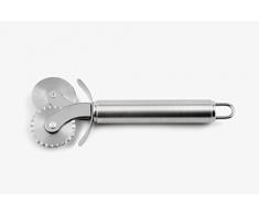 Weis Doppel-Teigrädchen, Edelstahl, Silber, 17 x 7 x 2 cm