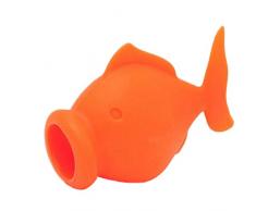 Fuyamp Silikon-Eiertrenner in Goldfisch-Form, Eidotter-Trenner Ei-Teiler 9 * 6 * 3cm Orange