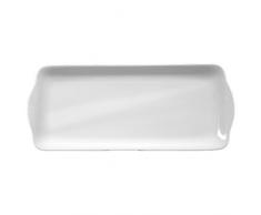 Seltmann Weiden 001.216302 Rondo - Kuchenplatte - Servierplatte - weiß - eckig - Ø 35 cm