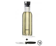 Menu 4680089 Cool Breather Dekantierkaraffe 1L + Edelstahlstyling Universalmesser GRATIS