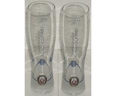 2 Stück Franziskaner Alkoholfrei Weissbier Gläser 0,3l