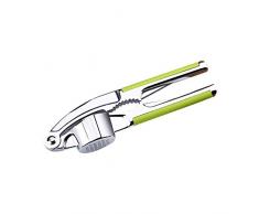 Peanutaod Dickes Verstärkungsdesign Robust und praktisch bei der Verwendung von manuellem Knoblauchpressen in Edelstahl Küchengeräte Haushalt - Grün