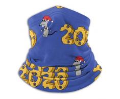 hfdff Bandana Rave Gesichtsmaske Frauen Männer 2020 in Käseform mit hungrigem Charakter für Staub Wind Sonnenschutz