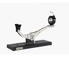 Elite Inox Schinkenständer für Spanische Schinken und italienisches Prosciutto, Schwarz