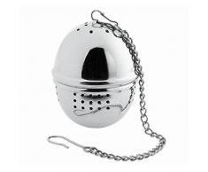 Westmark Tee-Ei, Ø 40 mm, Rostfreier Edelstahl, Teatime, Silber, 15362280