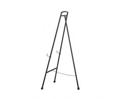 Nai-tripod Zhou Begrüßungsdisplay Aus Metall, Braut Laden Bilderrahmen Fototablett, Ballsaal Dekorative Gemälde Bodenhalterung yan (Color : Black)