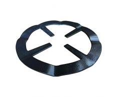 Kaffeemaschine Regal Unterstützung Gasherd Zubehör Camping Praktisch Herd Reduzierstück Tragbar Sicher Küche Mehl Topf Simmer Ring Aluminium Langlebig