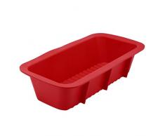 duquanxinquan Silikonbackform Kastenform Backform Kuchenform Brotbackform Königskuchenform Silikon Brot-Backform, Kasten-Form, Kuchen-Form Rot