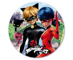 Generique - Ladybug Miraculous Kuchenplatte 20 cm