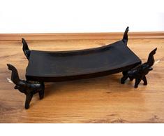 Asiatische Dekoschale mit Elefanten, Servierschale, Brot-bzw Brötchenschale, Obst und Gebäckschale (Handarbeit)