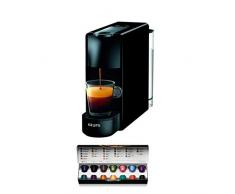 Krups Nespresso XN1108 Essenza Mini Kaffeekapselmaschine, 1260 Watt, schwarz, 0,6 Liter