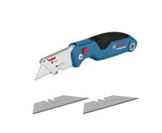 Bosch Professional 2 tlg. Messer Set (mit Universal Klappmesser und Profi Cuttermesser, inkl. Ersatzklingen, in Blister)