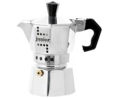 Bialetti Junior Espressokanne, Aluminium, Silber, 1 Tasse