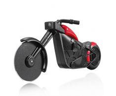 Genossen Pizzaschneider Motorrad, Edelstahl Pizza Schneider