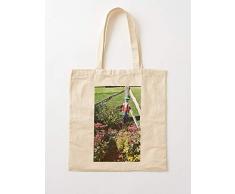 Bucal Nutcracker Garden Landscape Soldier Nature Canvas Tote Umhängetasche Stylish Shopping Casual Bag Faltbare Reisetasche