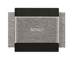 RÖSLE Küchenleiste mit Wandbefestigungs-Set 40 cm, Edelstahl 18/10 matt, Offene Küche, flexible Befestigung