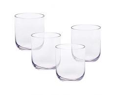 CRISTALICA Trinkglas 4er-Set Condor 330ml Saftglas Limo Bowlebecher Bleikristall klar