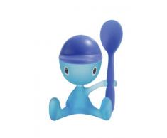 Alessi CICO ASG23 GR Eierbecher mit Salzstreuer und Löffel aus thermoplastischem Harz, hellblau