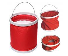 Falteimer faltbarer faltbar Eimer Wassereimer Camping Angeln Outdoor mit Tasche