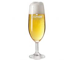 Geschenke.de Leonardo Bierglas mit Gravur Bester - Biertulpe mit Namen - Geschenk für Männer